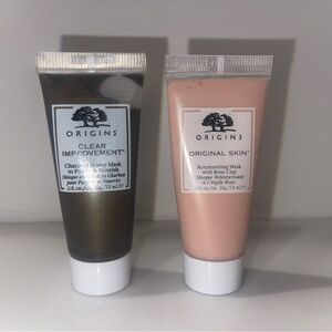 New Origins Clear Improvement Charcoal Honey mask and Retexturizing mask